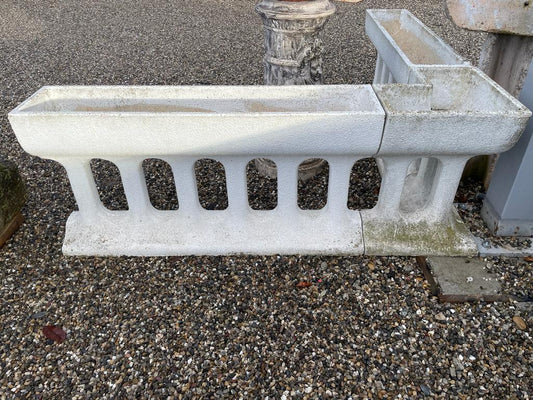 Balustrade avec jardinières