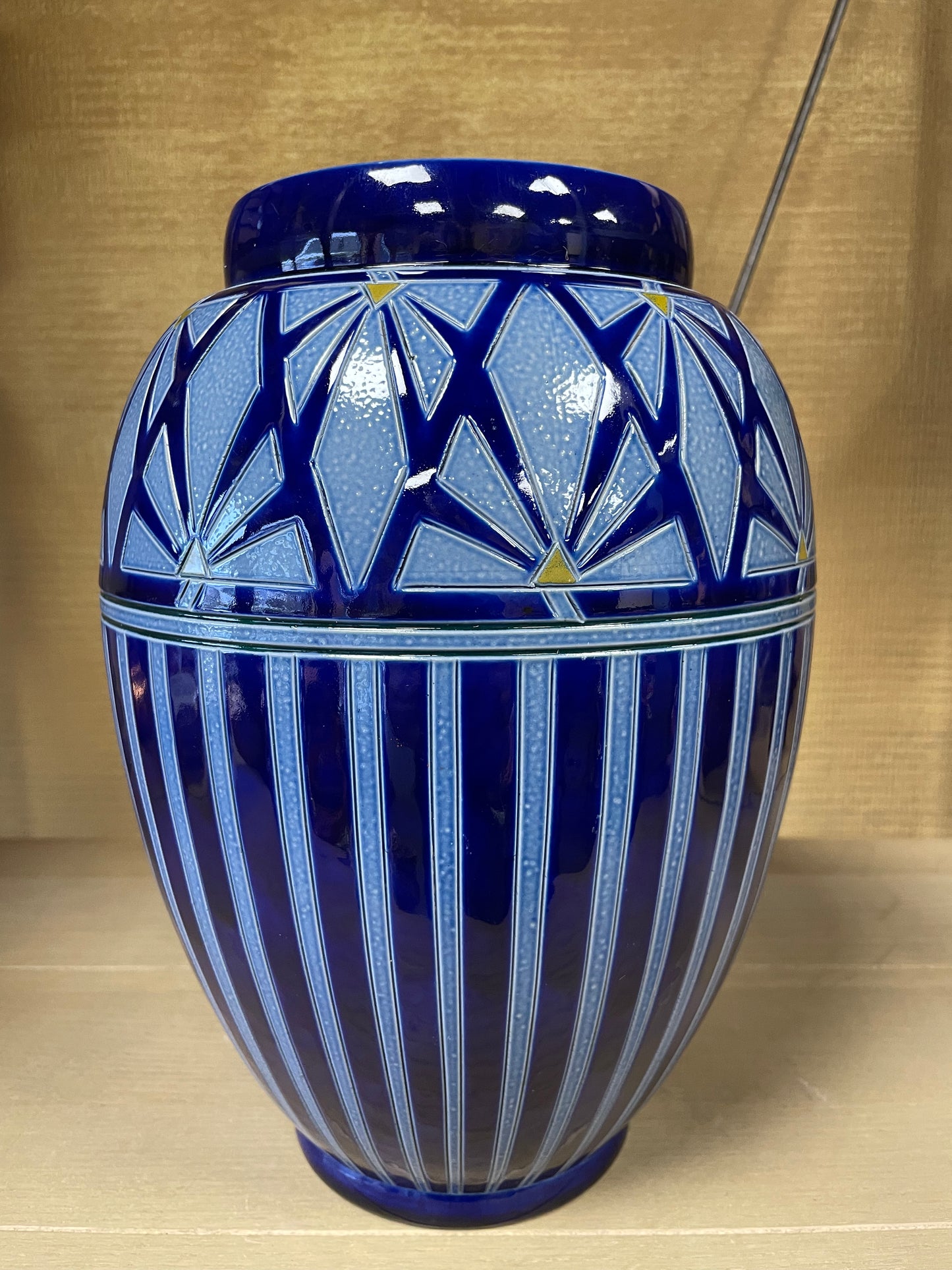 Vase ancien grès bleu BETSCHDORF