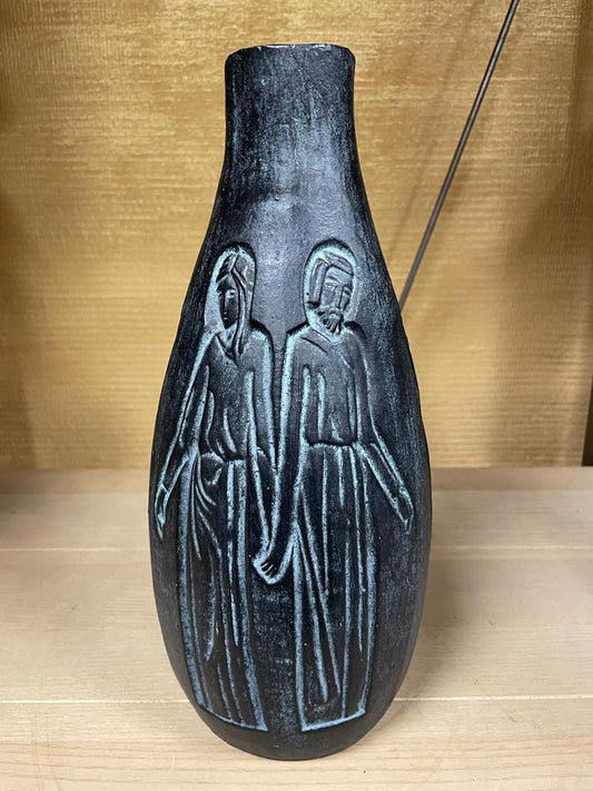 Vase ancien en Argile patiné